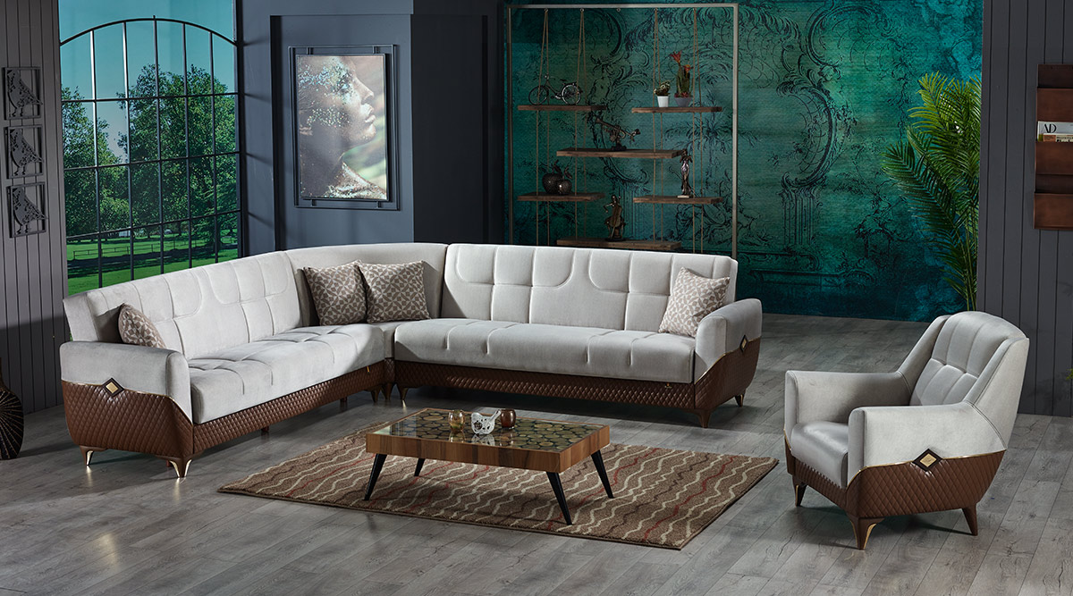 EMN Corner Sofa Set